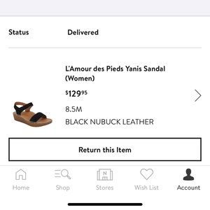 L’Amour des Pieds Yanis Sandal size 8.5